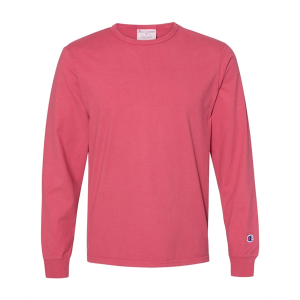 Champion Garment Dyed Long Sleeve T-Shirt